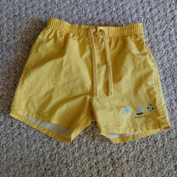 Nautica yellow Swim Trunks 18-24M - Picture 1 of 8